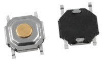 CHAVES TÁCTIL SMD 4 TERMINAIS 4X4X1,5MM
