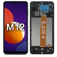 FRONTAL SAMSUNG M12 M127 COM ARO - PREMIUM