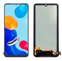 FRONTAL XIAOMI REDMI NOTE 11 4G - NOTE 12S - POCO M4 PRO SKYTECH PREMIUM SEM ARO - PRETO