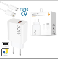 CARREGADOR DE CELULAR LEHMOX V8 TURBO 33W LE-405 MICRO