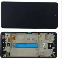 FRONTAL A52/A52S C/A PRETO CHINA OLED (BORDA GROSSA)