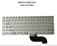 TECLADO PARA NOTEBOOK MULTILASER LEGACY CLOUD PC150 PC151 MB30011007 - PRETO