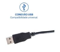 MOUSE OPTICO COM FIO USB MULTILASER 1200 DPI CABO 1,2M MF100 / MO115
