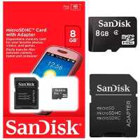 CARTÃO DE MEMÓRIA SANDISK MICRO SD 8GB