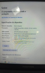 NOTEBOOK POSITIVO MOTION GRAY Q464C 1.44GHz 4GB SSD 64GB