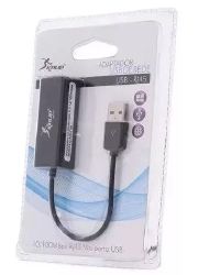 ADAPTADOR USB 2.0 DE REDE 10/100MBPS RJ45 - KNUP HB-T80