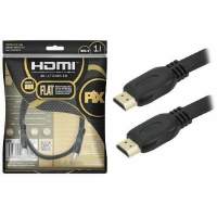 CABO HDMI FLAT GOLD 2.0 4K HDR 19P 1M - PIX 018-5021