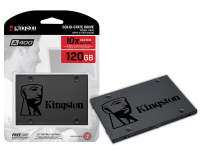HD SSD KINGSTON 2.5´ A400 SATA III LEITURAS: 500MBS / GRAVAÇÕES: 320MBS - SA400S37 120GB