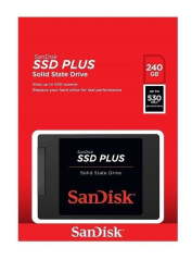 SSD SANDISK PLUS G26 240GB SATA REVISION 6GB/S 530MB/S 3.0  SDSSDA240GG26