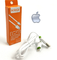 CABO DE DADOS USB KAIDI IPHONE LIGHTNING 1M KD-306