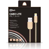 CABO USB LIGHTNING 1M ULTRA RESISTENTE PARA IPHONE 5/6/7/8 - MBTECH