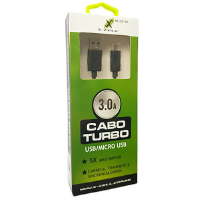 CABO USB MICRO USB V8 3.0A 2M - XCELL