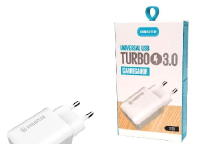 CARREGADOR COM 1 USB TURBO 3.0A KIMASTER T108