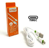 CABO DE DADOS USB KAIDI TIPO-C 1M FLAT KD-TC30