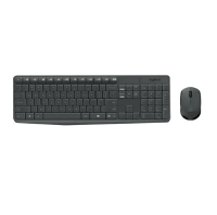 KIT DE TECLADO E MOUSE SEM FIO LOGITECH MK235