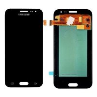 FRONTAL SAMSUNG GALAXY J2 J200 - ALTERA BRILHO - PRETO