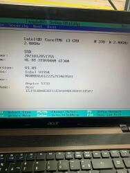 NOTEBOOK ACER ASPIRE 5733 I3-M370 2.4GHz 6GB MEMÓRIA SSD 120GB