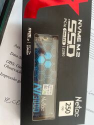 SSD MVME M2 250GB NETAC